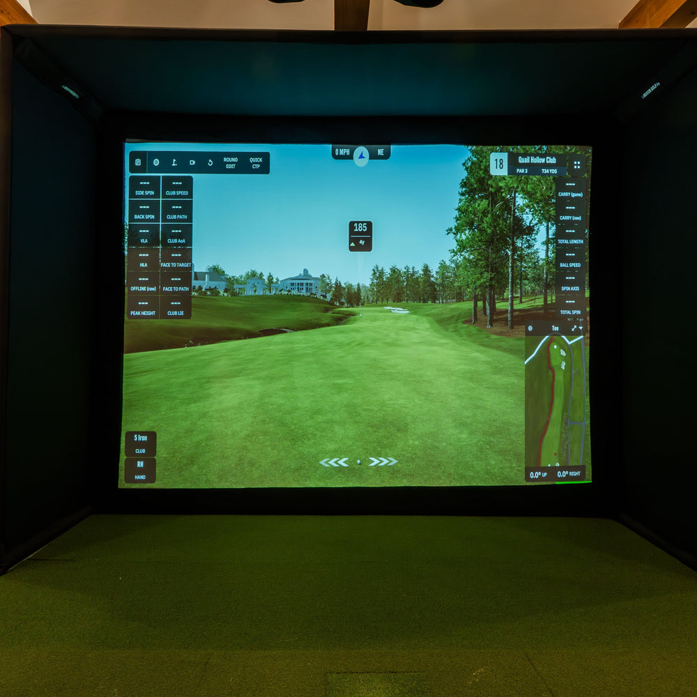 How The Indoor Golf Shop’s Premier Impact Screen Solves a Huge Problem for Home Simulators